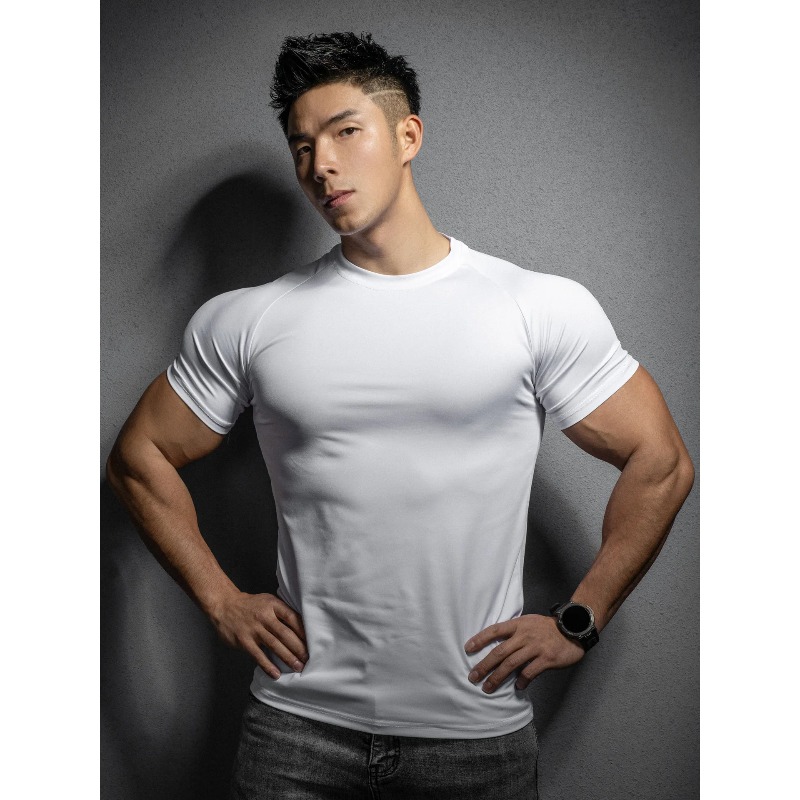 T Shirt Tight Fit - Fitness Yoga Quick Dry Clothes Men