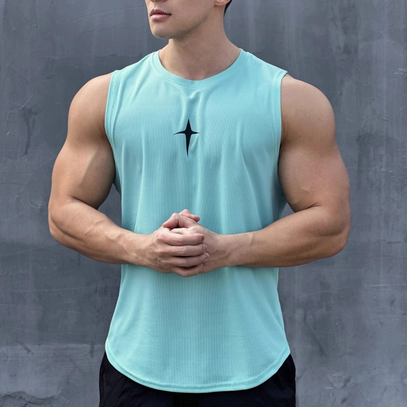 Undershirt Crew Neck - summer Sleeveless vest outdoor casual sports
