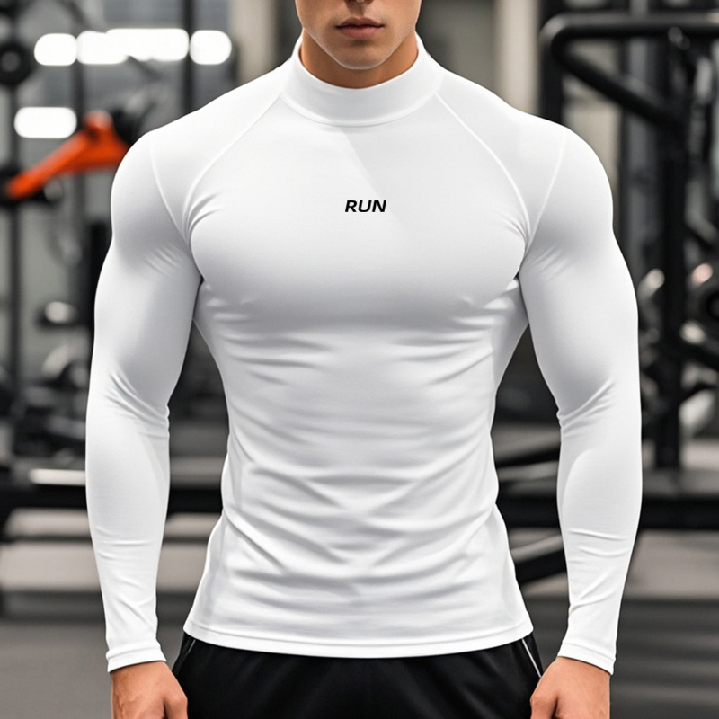 Men's Running Turtleneck Quick - T Shirt Tight Fit recension och pris