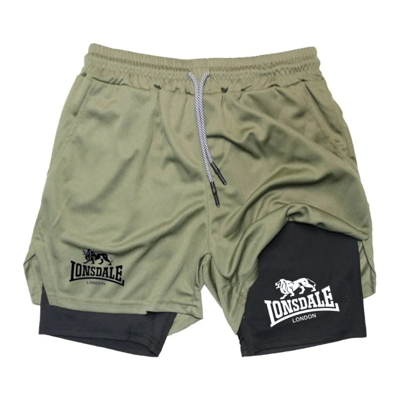 Print 2 in 1 Running Shorts fo - Compression Shorts Athletes recension och pris