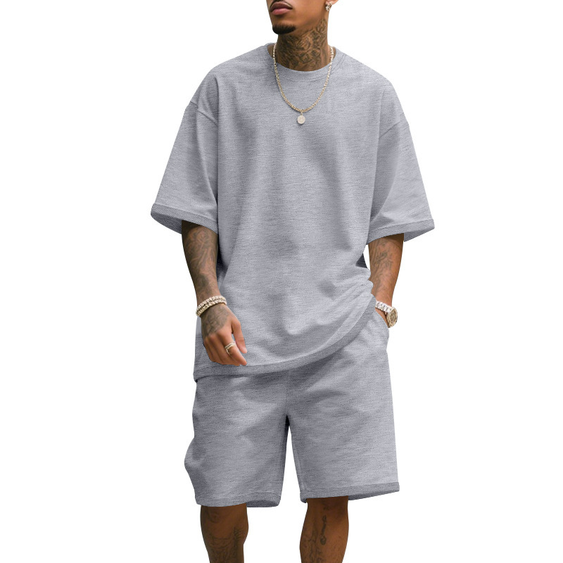 Men's Casual Two Piece Set Sum - T Shirt Tight Fit recension och pris