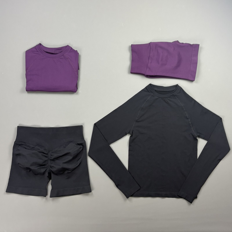 2 Piece Gym Set Women Raglan L - Compression Shorts Athletes recension och pris