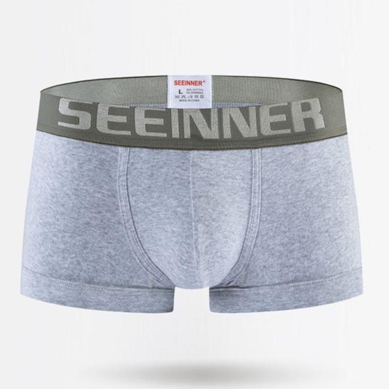 Seeinner Mens Boxer Shorts Cot - Boxer Brief Pack Cotton recension och pris