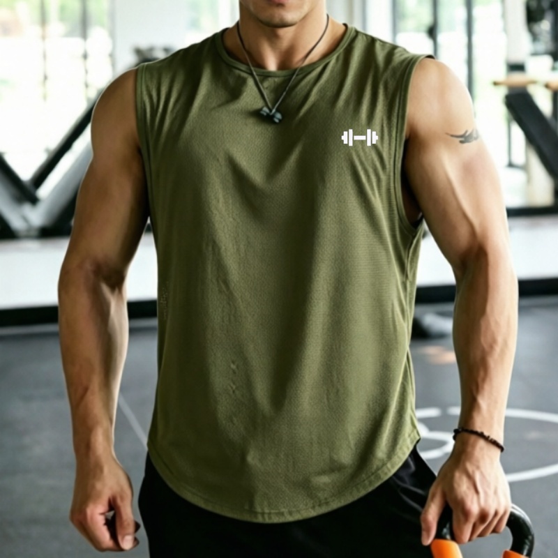 2026 Men mesh Quick Dry Tank T - Undershirt Crew Neck recension och pris