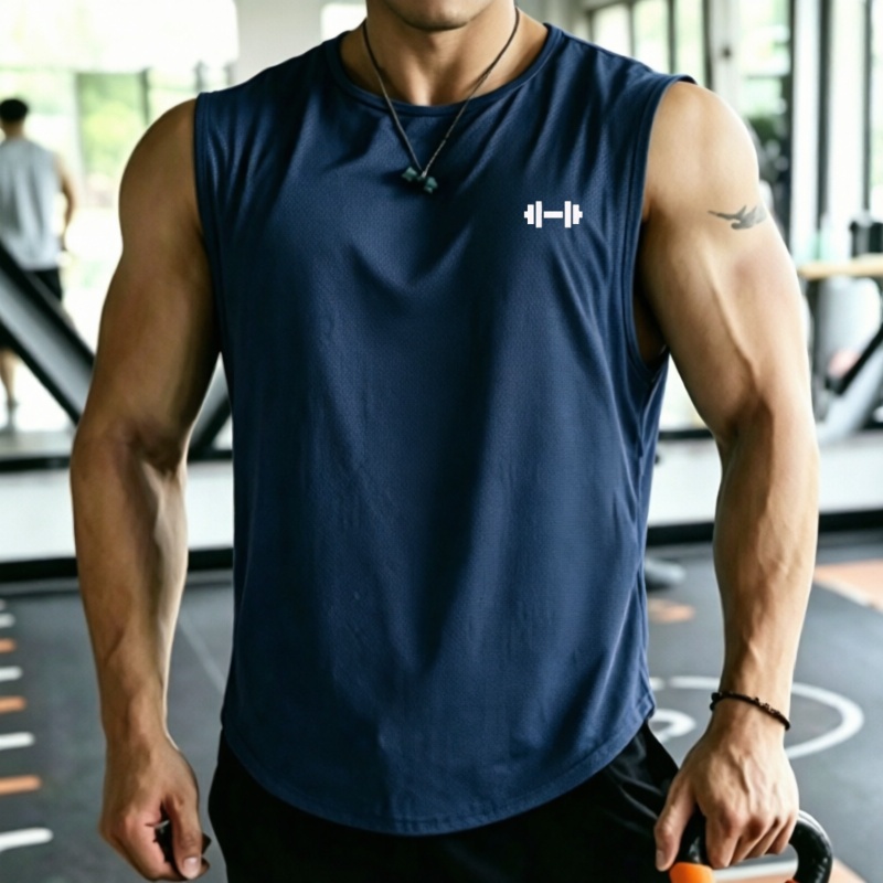 2026 Men mesh Quick Dry Tank T - Undershirt Crew Neck recension och pris