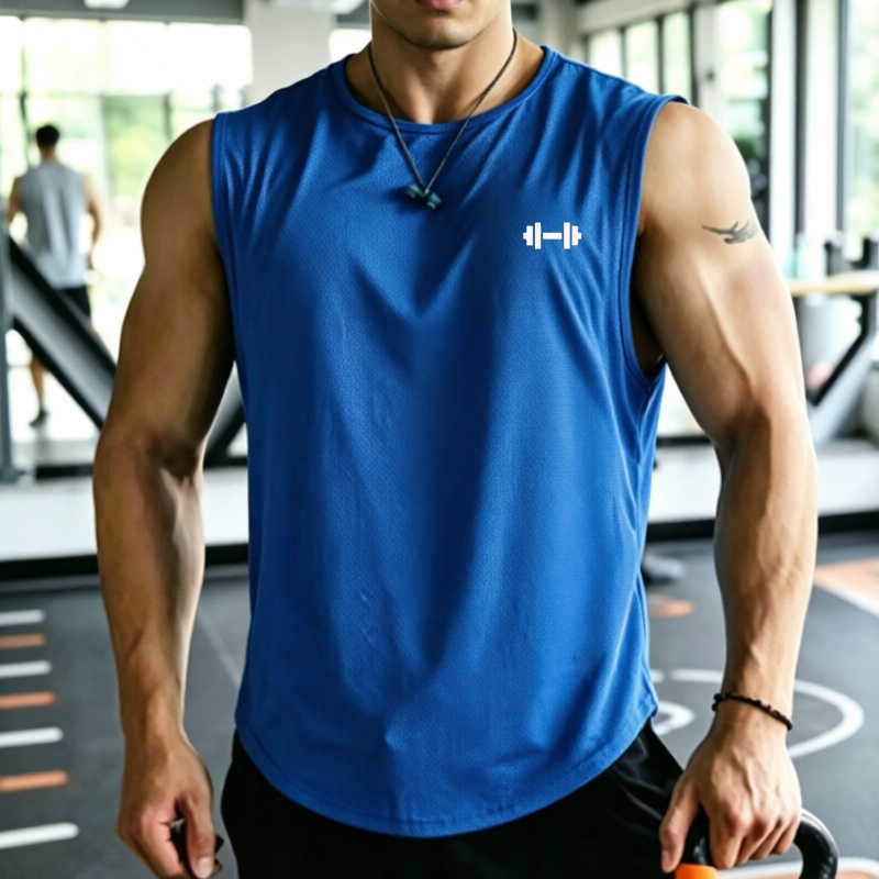 2026 Men mesh Quick Dry Tank T - Undershirt Crew Neck recension och pris