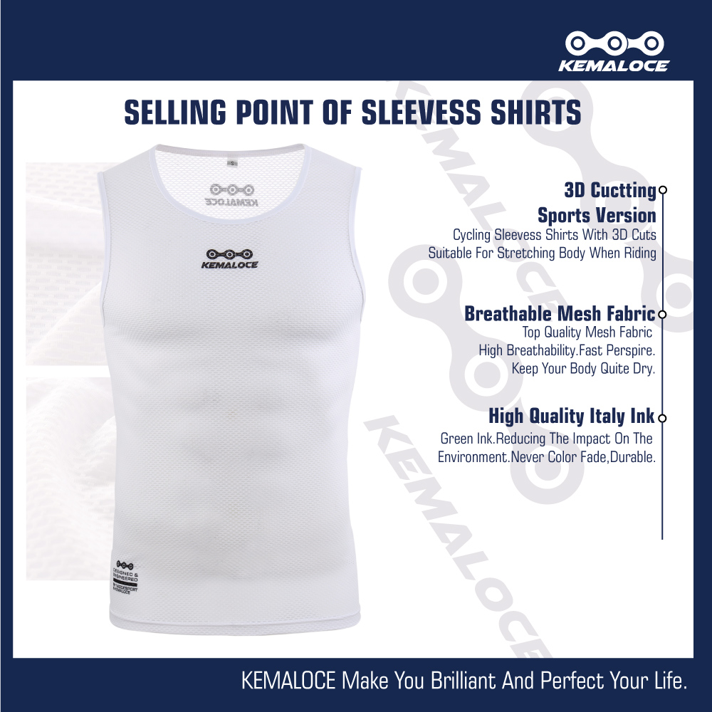 KEMALOCE Cycling Base Layer Sl - Sleeveless Undershirt recension och pris