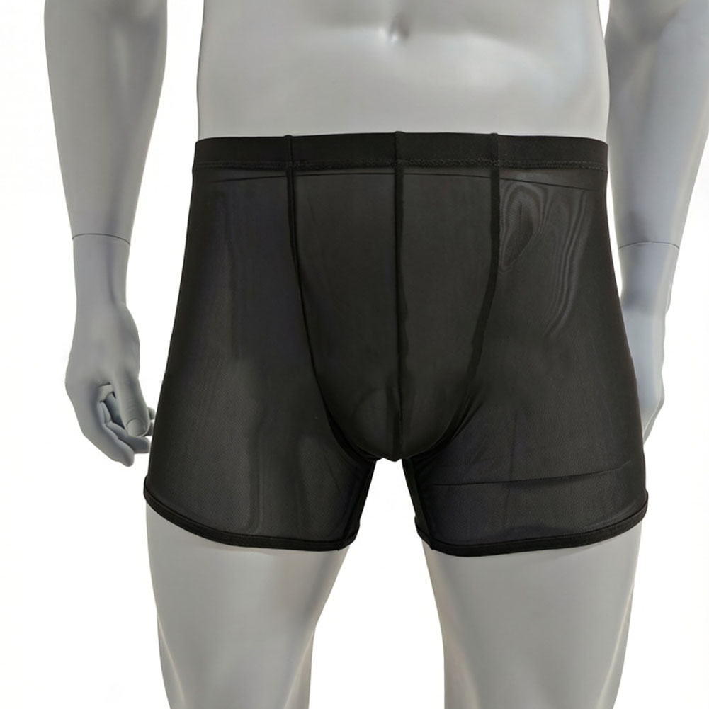 Men Mesh See-through Ultra-thi - Long Leg Trunk Men recension och pris