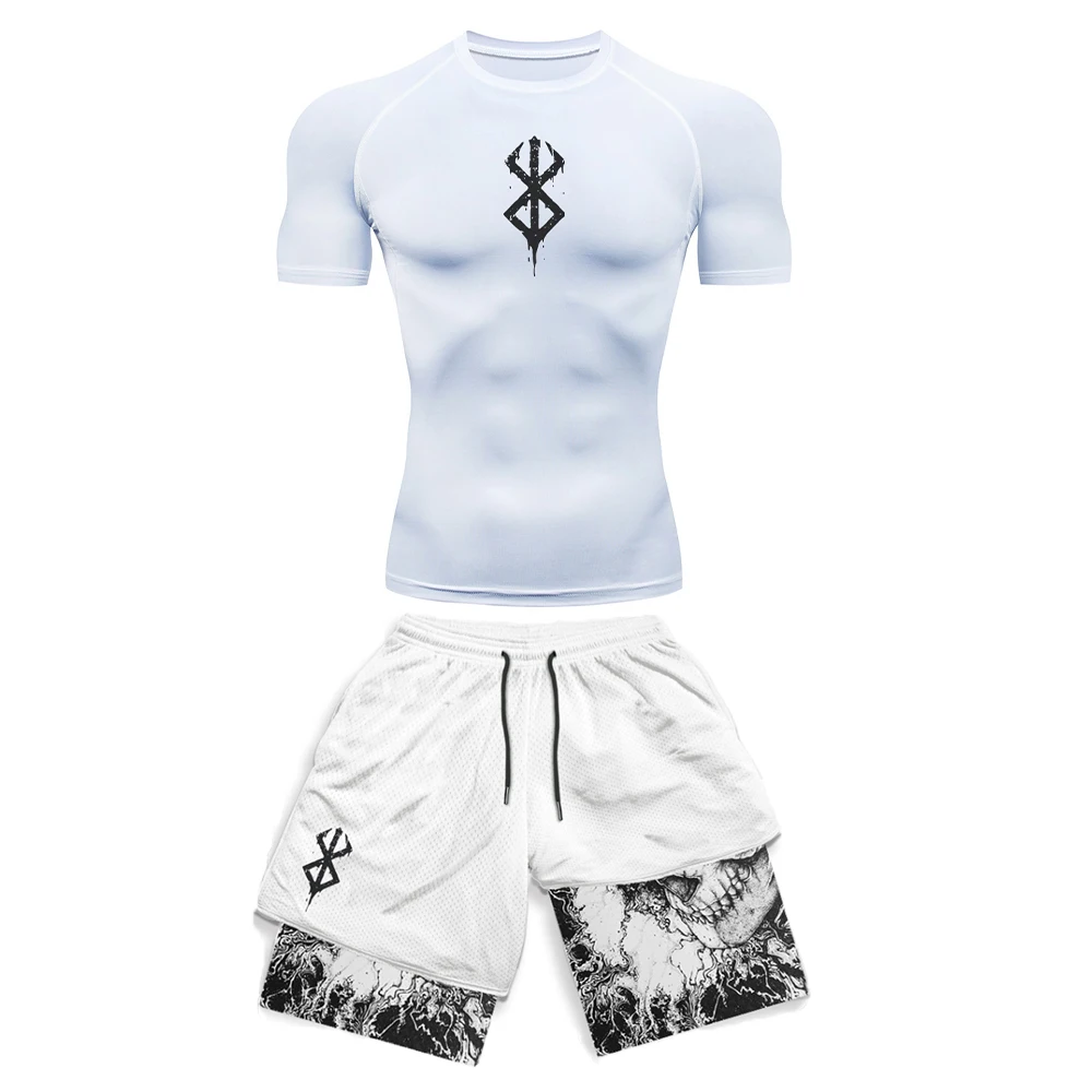Anime 3D Printed Men's Compres - Compression Shorts Athletes recension och pris