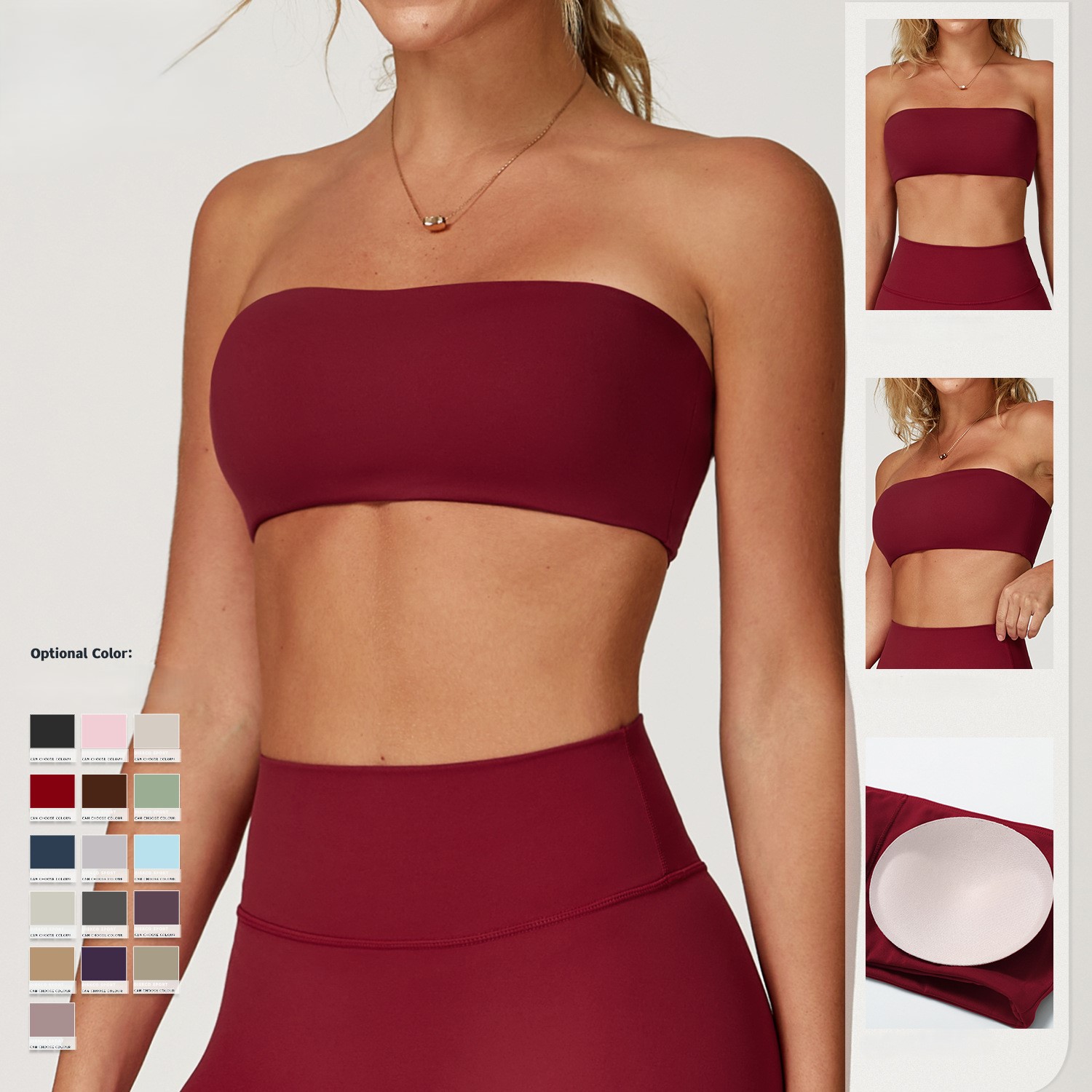 Seamless Nude Feel Sports Bra  - Base Layer Top recension och pris