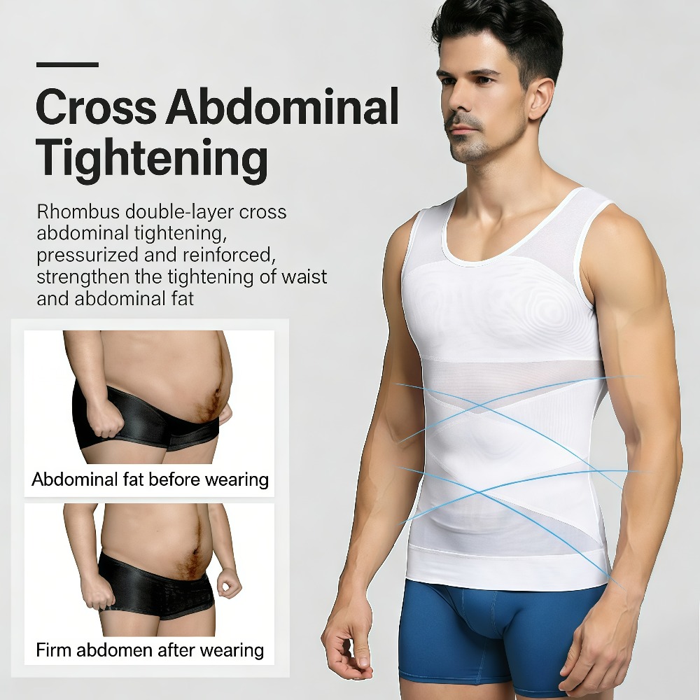 Sleeveless Body Shaper Vest fo - Sleeveless Undershirt recension och pris