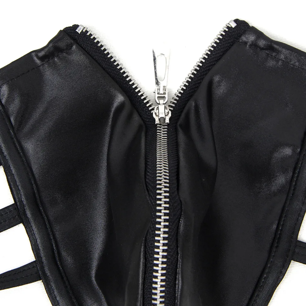Mens Faux Leather G-String Tho - Jockstrap Athletic recension och pris