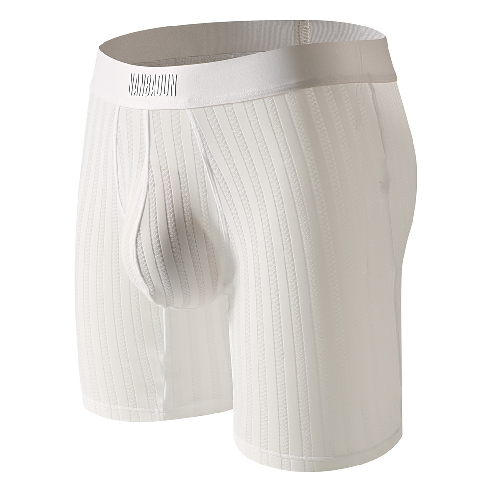 Men Ice Silk Underpants Long L - Long Leg Trunk Men recension och pris