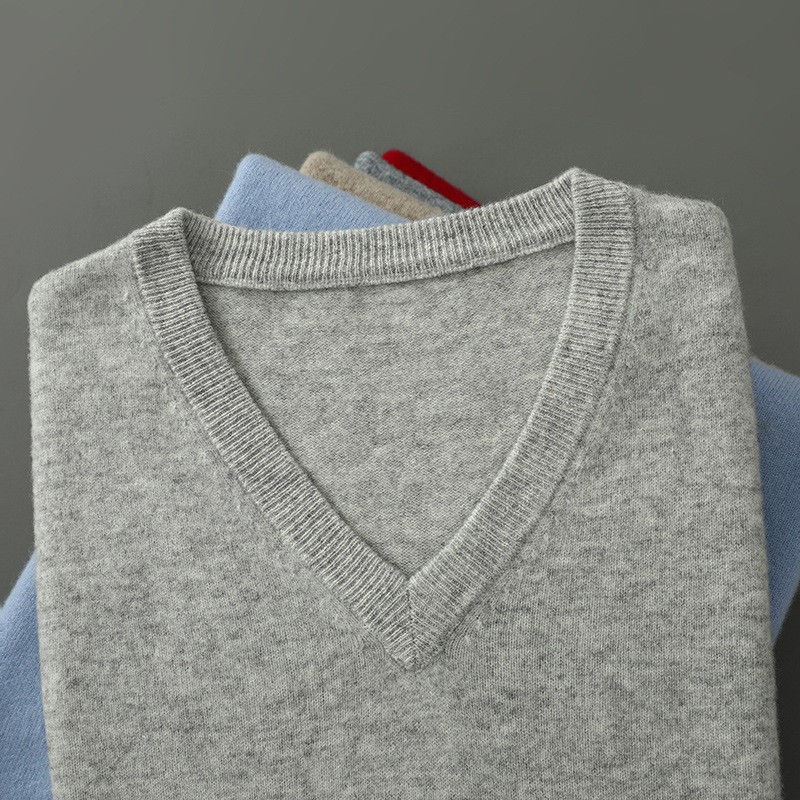 Men Cashmere Pullover V-Neck S - Thermal Long John recension och pris