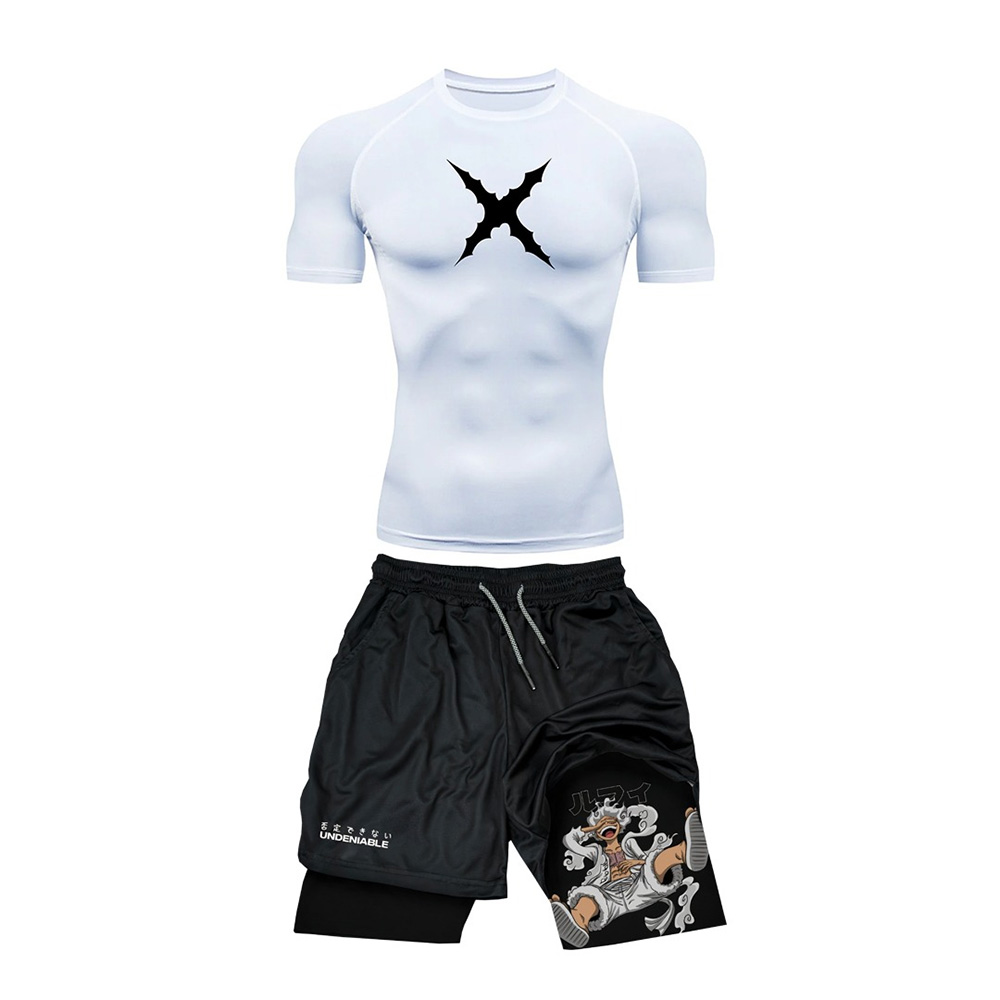 Summer New ONE PIECE Luffy Tig - T Shirt Tight Fit recension och pris