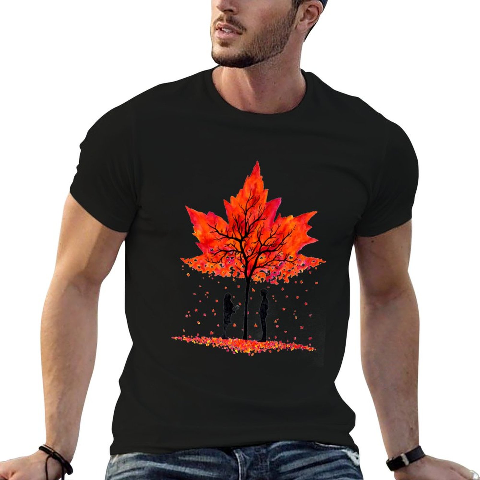 Love under the Maple Tree T-Sh - Undershirt Crew Neck recension och pris